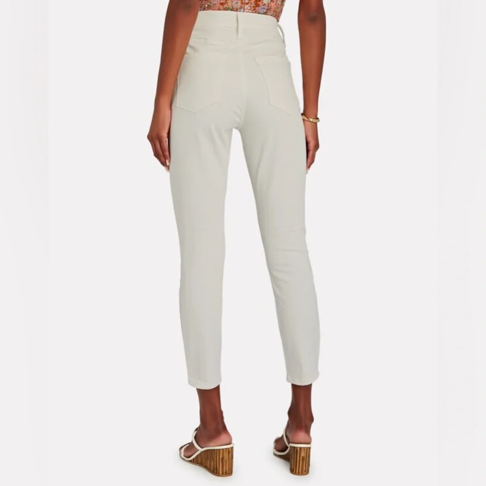 Frame denim Ali high rise cigarette pants in vintage white size 32 - Picture 4 of 11